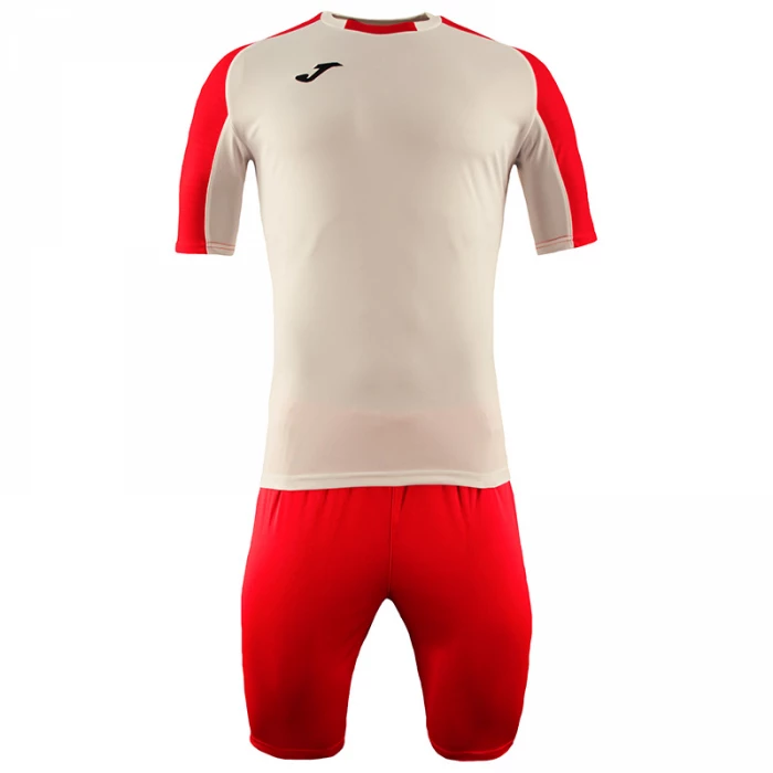 Joma - Kit Essential Bianco / Rosso MC